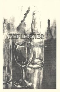 Dichtbundel "Reflecties". Uitgegeven door Kavita Vlieghe © Kavita Vlieghe. Cover afbeelding Denise De Lille 2015