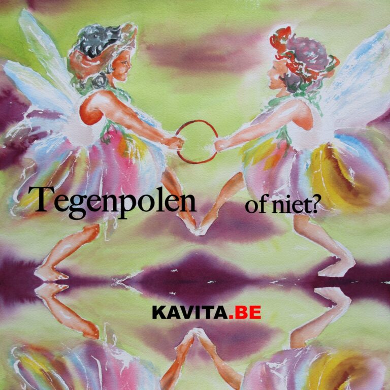 Schilderij Elfjes - 'Tegenpolen' © Denise De Lille