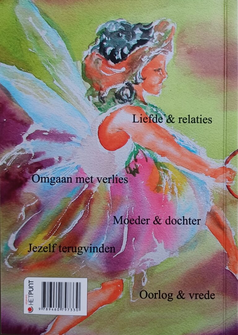 Achterkant van 'Tegenpolen' ISBN 9789460797330 Kavita Vlieghe, Denise De Lille 2024