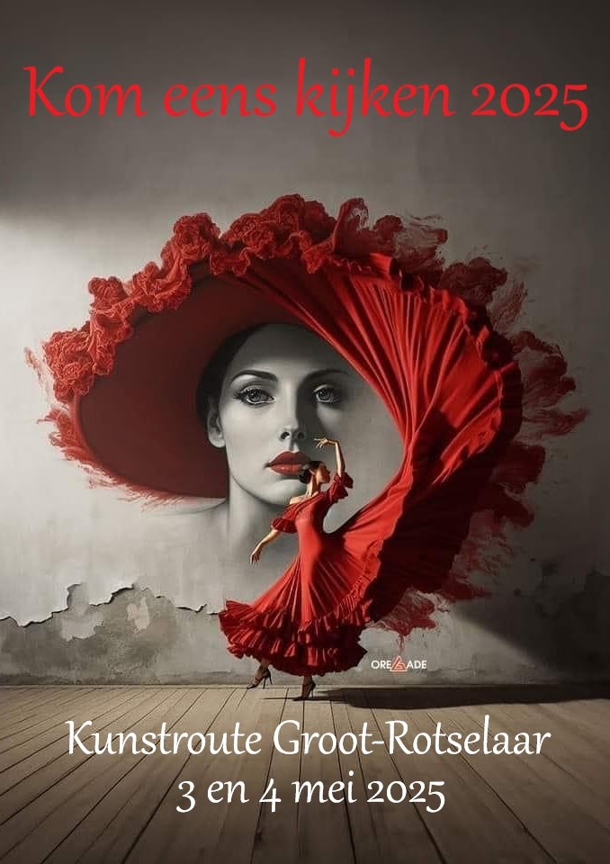 Kunstroute Rotselaar 2025 Kom eens kijken - poster