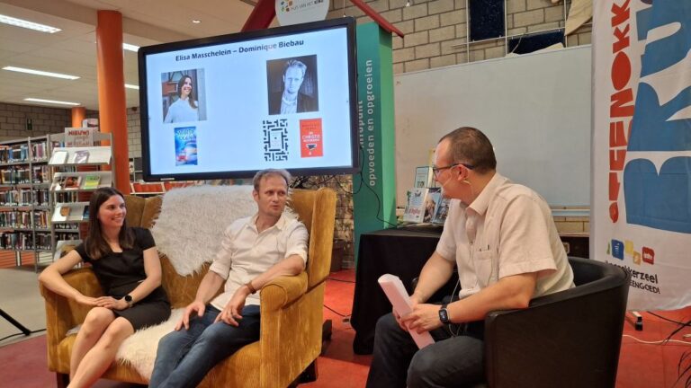 Elisa Masschelein & Dominique Biebau en Tom Bergs - Woordenwevers Steenokkerzeel 2025