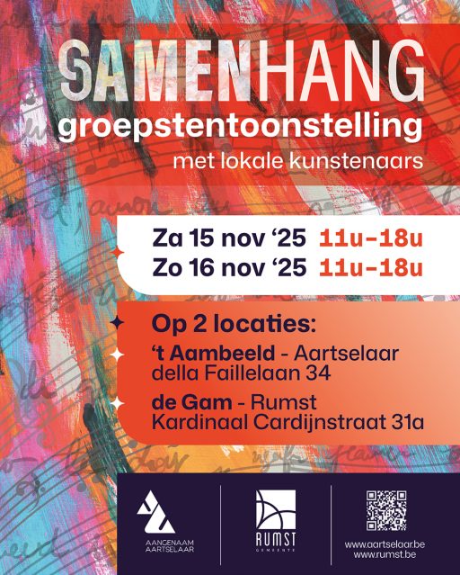 2025 Samenhang groepstentoonstelling Rumst & Aartselaar Algemene Affiche
